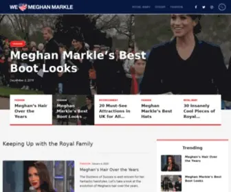 Welovemeghanmarkle.com(We Love Meghan Markle) Screenshot