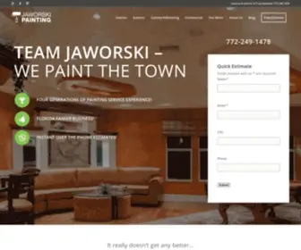 Welovepainting.com(Florida's Professional Painting Company) Screenshot