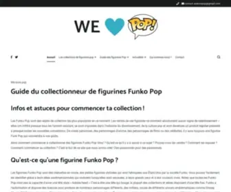 Welovepop.fr(Guide du collectionneur de figurines Funko Pop) Screenshot