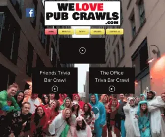 Welovepubcrawls.com(WLPC USA) Screenshot