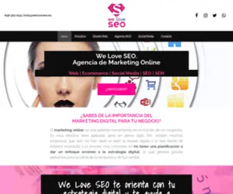 Weloveseo.es(Agencia de Marketing Online en Zaragoza) Screenshot