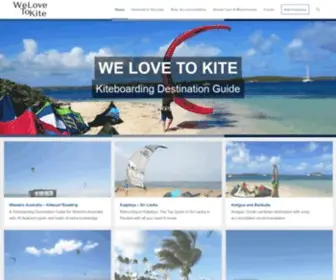 Welovetokite.com(Kitesurf Spots in Magazin) Screenshot
