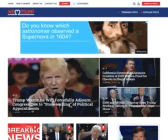 Welovetrump.com(We Love Trump) Screenshot