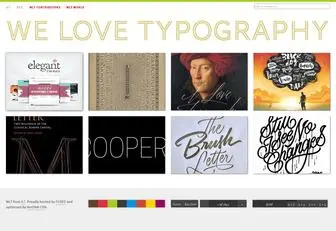 Welovetypography.com(I Love Typography) Screenshot
