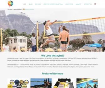 Welovevolleyball.co(We Love Volleyball) Screenshot