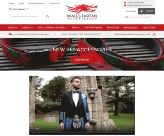 Welsh-Tartan.com(Wales Tartan Centres) Screenshot