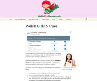 Welshgirlsnames.co.uk(Welsh Girls Names) Screenshot