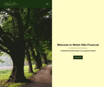 Welshhillsfinancial.com(Welsh Hills Financial) Screenshot