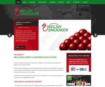 Welshsnooker.com(Welsh Snooker) Screenshot