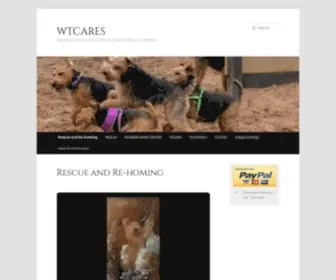 Welshterrierrescue.com(America's non) Screenshot