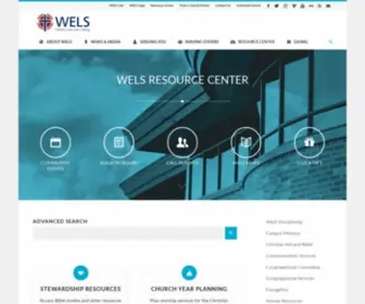 Welsrc.net(Resources from WELS ministries and support services) Screenshot