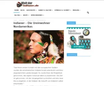 Welt-DER-Indianer.de(Die Ureinwohner Nordamerikas) Screenshot