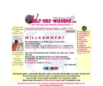 Welt-DES-Wissens.com(Die Freude am Wissen entdecken) Screenshot