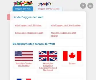 Welt-Flaggen.de(Länderflaggen) Screenshot