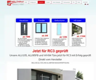 Welt-Haus.com(Aluminium Haustüren kaufen Online) Screenshot