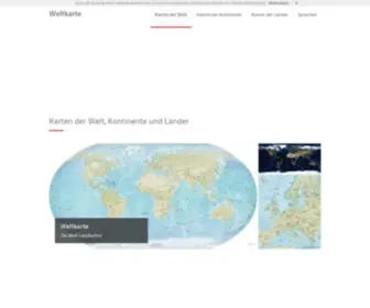 Welt-Karte.com(Weltkarte, Plan und Karten) Screenshot