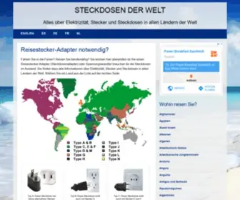 Welt-Steckdosen.de(STECKDOSEN DER WELT) Screenshot