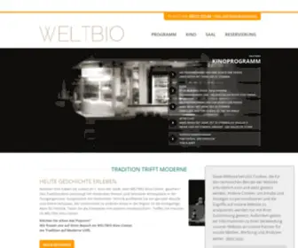 Weltbio-Kino.de(Weltbio Kino) Screenshot