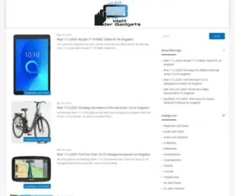 Weltdergadgets.de(Angebote und Deals von Discountern) Screenshot