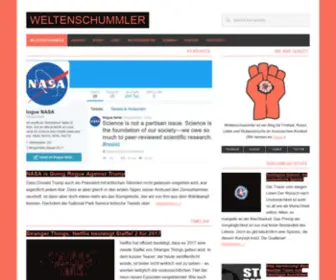 Weltenschummler.com(Weltenschummler ist ein Blog) Screenshot