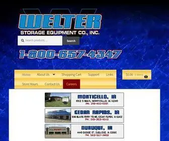Welterstorage.com(From the Warehouse to the Office) Screenshot