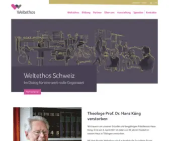 Weltethos.ch(Initiative Weltethos Schweiz) Screenshot