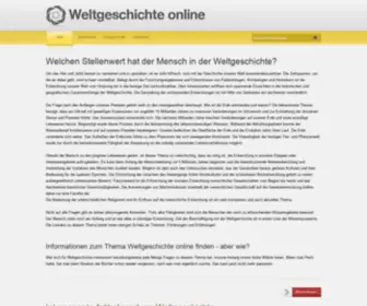 Weltgeschichte-Online.de(Weltgeschichte) Screenshot