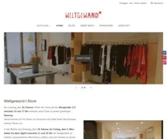 Weltgewand-T.de(Weltgewand-t Modemanufaktur) Screenshot