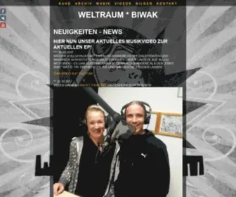 Weltraumbiwak.de(WELTRAUM BIWAK) Screenshot