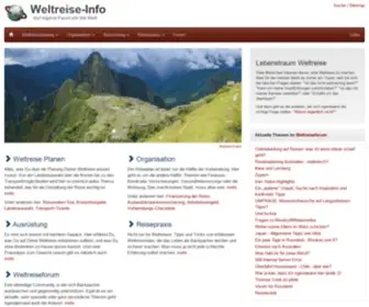 Weltreise-Info.de(Von Backpackern für Backpacker) Screenshot