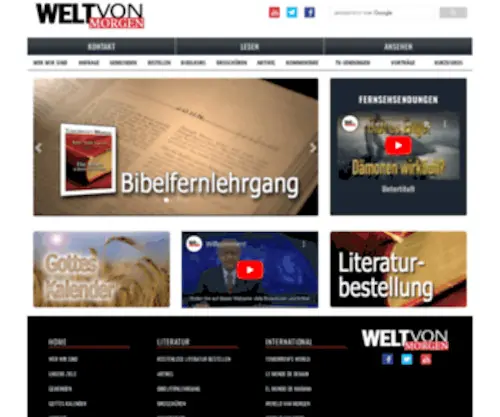 Weltvonmorgen.org(Welt Von Morgen) Screenshot