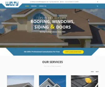 Weltyexteriors.com(Weltyexteriors) Screenshot