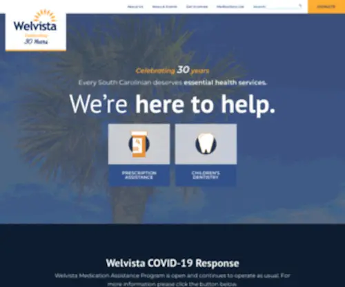 Welvista.org(Welvista is a nonprofit organization that provides vital healthcare to low) Screenshot