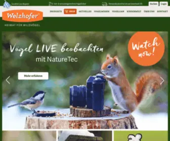 Welzhofer.eu(Heimat für Wildvögel) Screenshot