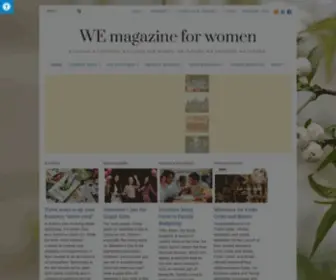 Wemagazineforwomen.com(WE magazine for women) Screenshot