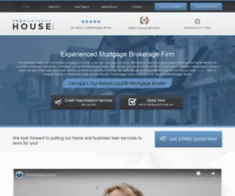 Wemakehomeandbusinessloans.com(The Mortgage House) Screenshot