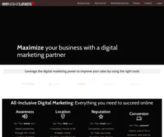 Wemakeleads.net(Everything your business needs to succeed online) Screenshot