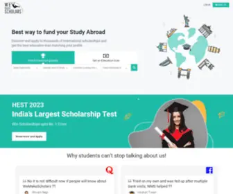 Wemakescholars.com(#1 Platform to fund your Study Abroad) Screenshot