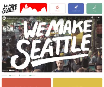 Wemakeseattle.com(The Story of We Make Seattle) Screenshot