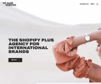 Wemakewebsites.com(Shopify Plus Agency) Screenshot