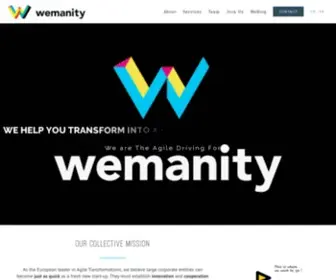 Wemanity.com(European Leader in Agile and Digital Transformations) Screenshot