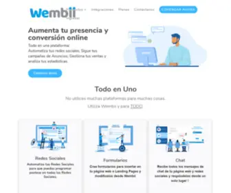 Wembii.com(La mejor plataforma de Marketing Digital y Ventas) Screenshot