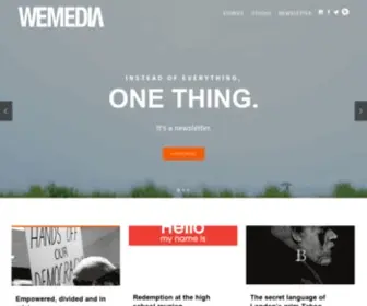 Wemedia.com(We Media) Screenshot