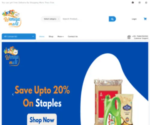 Wemegamart.com(Wemega Mart) Screenshot