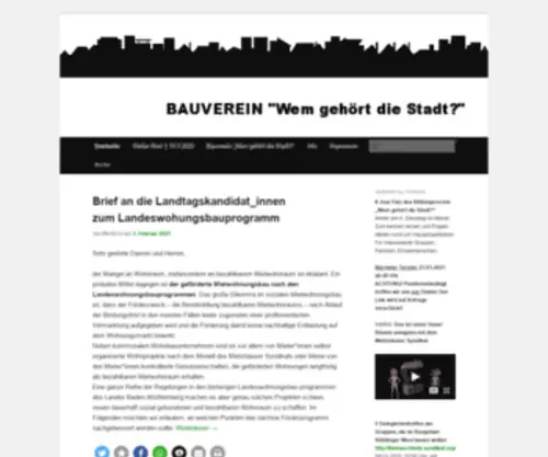 WemGehoertdiestadt.org(Mietshäuser Syndikat) Screenshot
