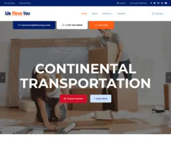 Wemoveyouinc.com(Movers & Packers) Screenshot