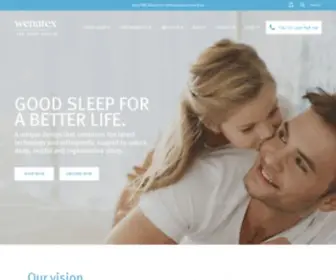 Wenatex.com.au(Sleep System Mattress) Screenshot