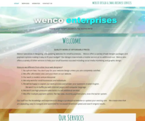 Wencoenterprises.com(Wenco Enterprises) Screenshot