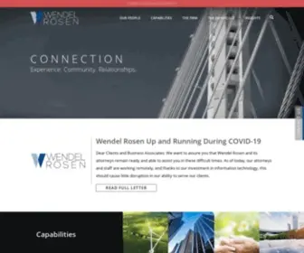 Wendel.com(Wendel Rosen LLP) Screenshot