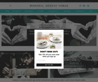 Wendellaugust.com(Unique Personalized Gifts Made in America) Screenshot
